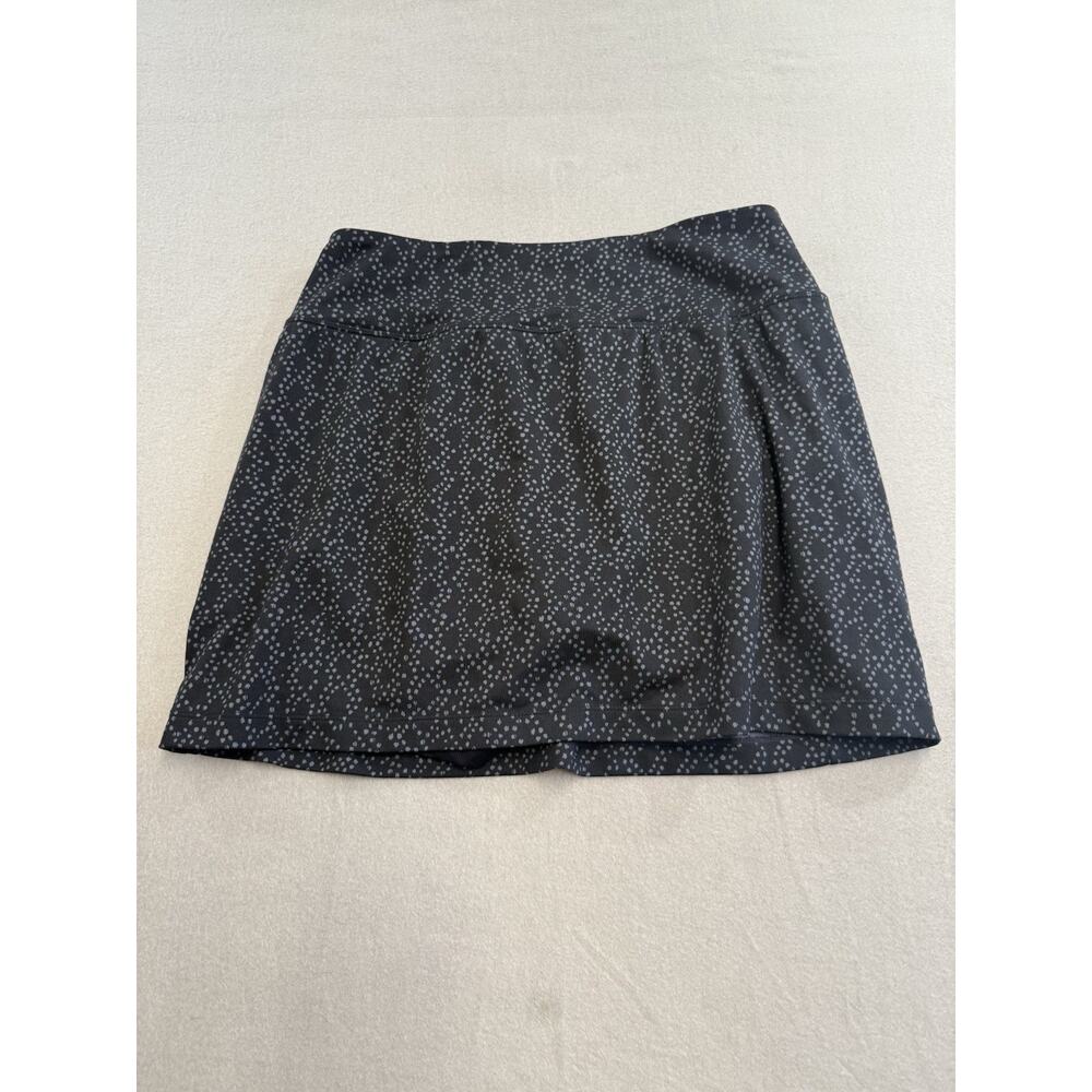 Title Nine Buttah Skort Size Medium Black Grey Dot Golf Pickleball Tennis - Picture 9 of 10